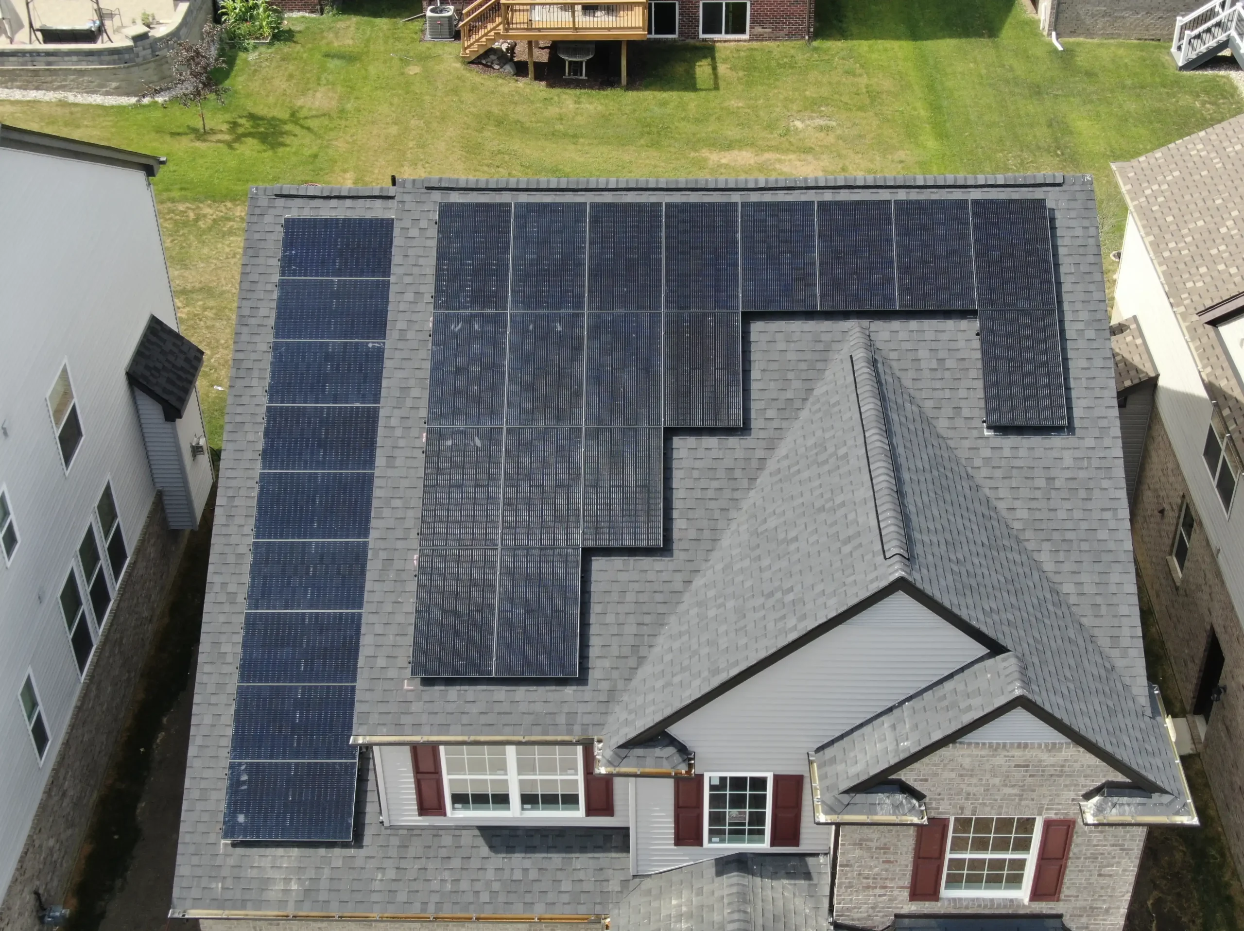 large-solar-panel-system-on-roof large solar panel system on roof scaled