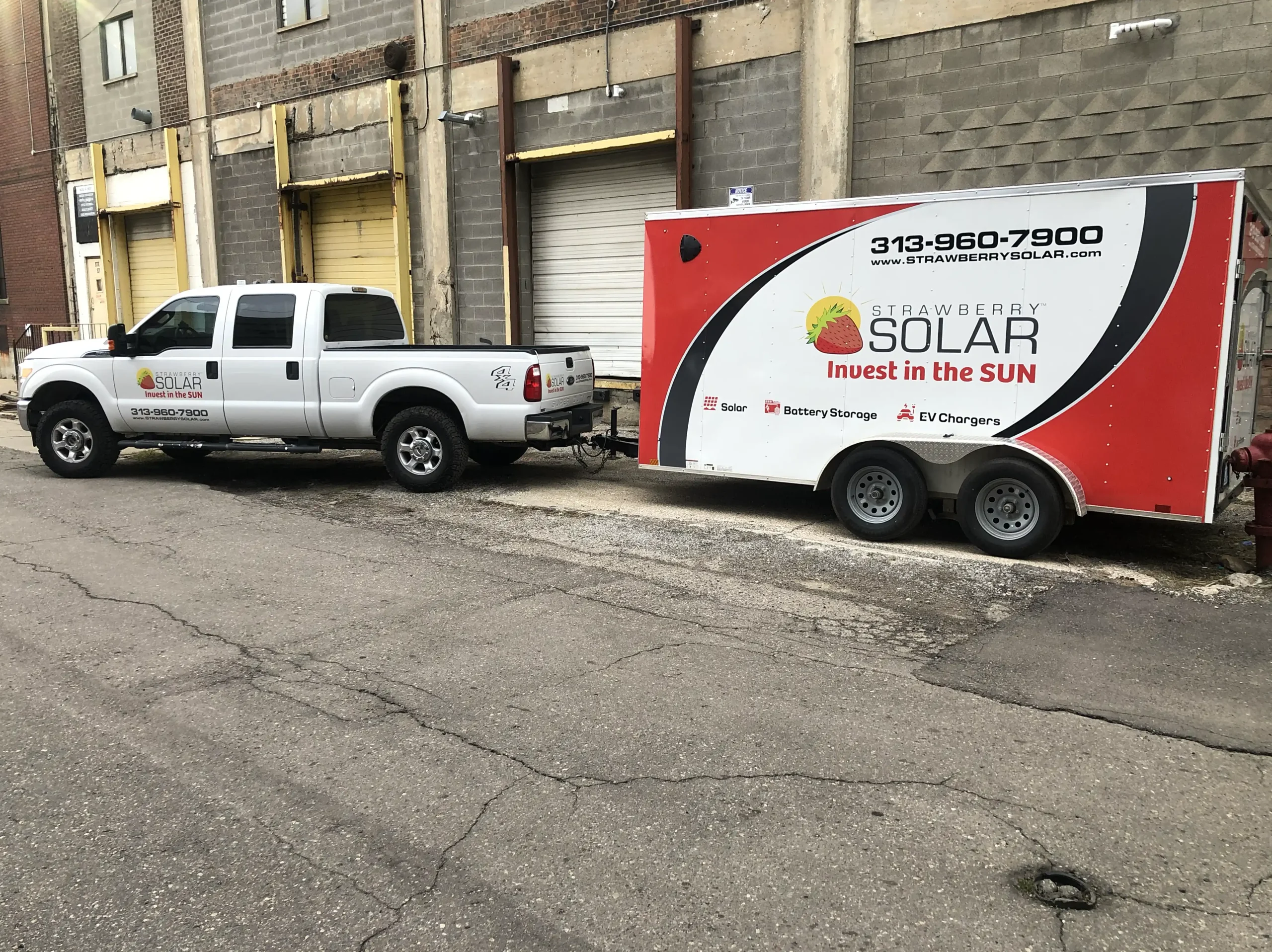 strawberry solar truck and trailer scaled