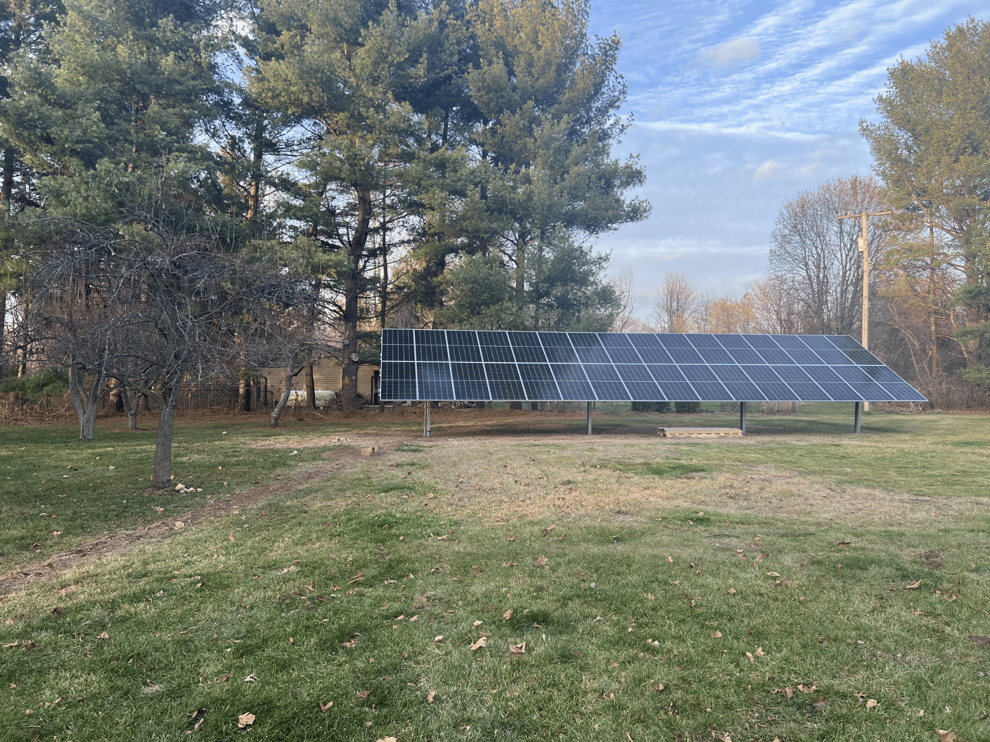 nicholas d strawberry solar project ground mount panels