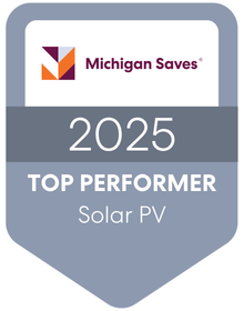 2025 Top Performer Solar PV Award from Michigan Saves